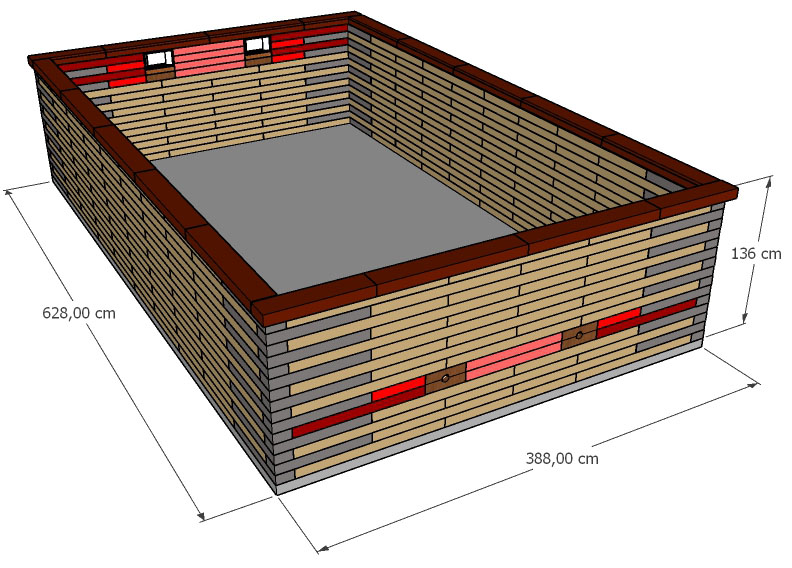 Pisciz 630 enterree, semi-enterree