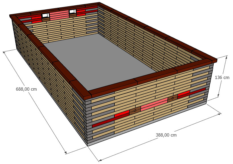 Pisciz 690 enterree, semi-enterree