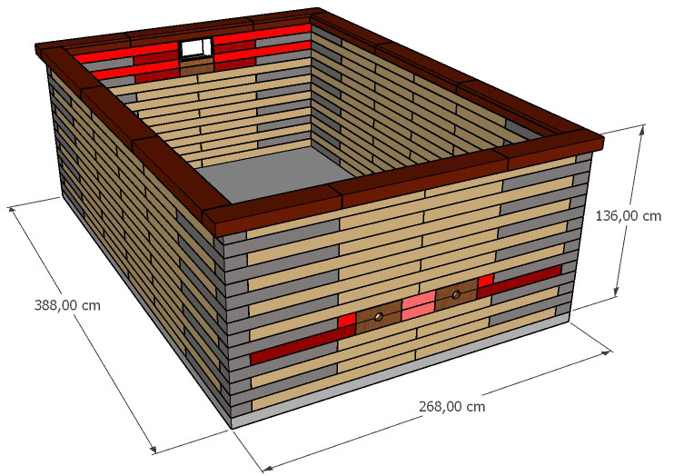 Pisciz N390 enterree, semi-enterree