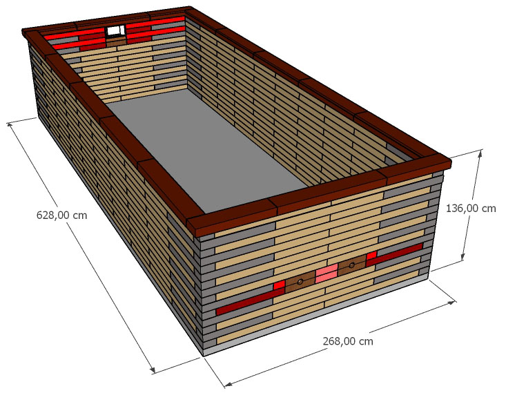 Pisciz N630 enterree, semi-enterree