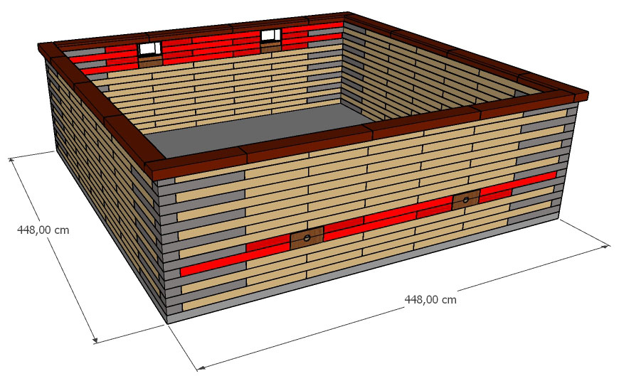 Pisciz C450 enterree, semi-enterree